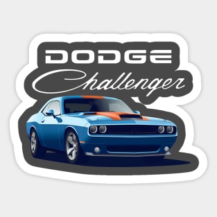 Challenger RT American Car Sticker